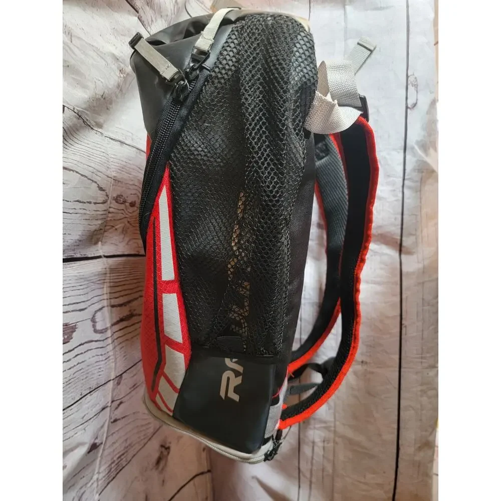 Rawlings R400 Player's Bat Pack Scarlet Red Black Baseball Backpack Read